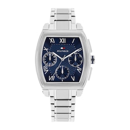 Tommy Hilfiger Men's Blue Dial & Stainless Steel Bracelet Watch
