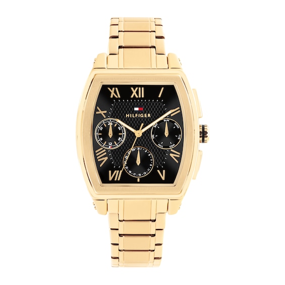 Tommy Hilfiger Men's Gold 30M Tone Bracelet Watch - W95446 1710764 - Image 8