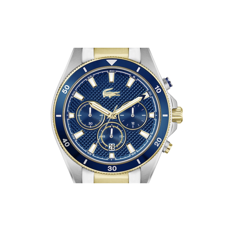 Main Image 4 of Lacoste Mainsail Men's Blue Dial Two Tone Stainless Steel Bracelet Watch