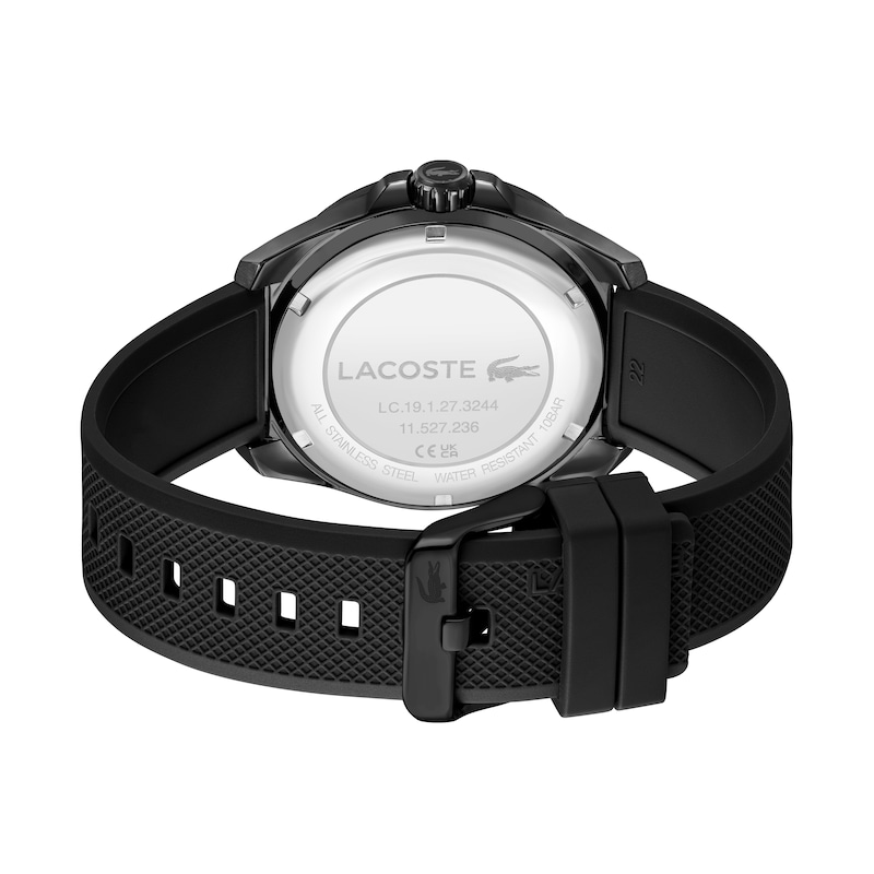 Main Image 3 of Lacoste Men's Capbreton Black Dial Black Silicone Strap Watch