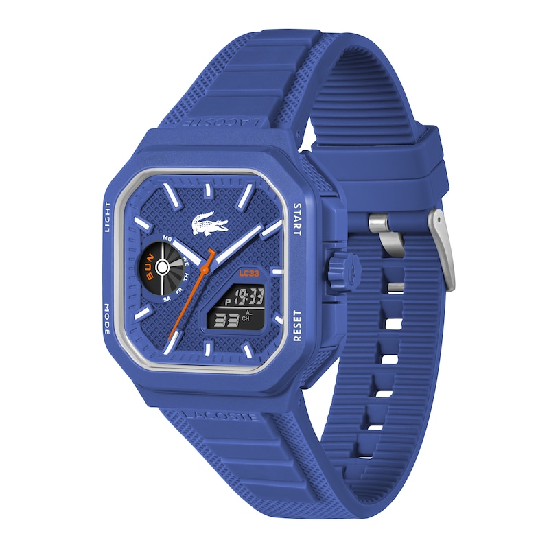 Main Image 2 of Lacoste Men's LC33 Blue Dial Blue Silicone Strap Watch