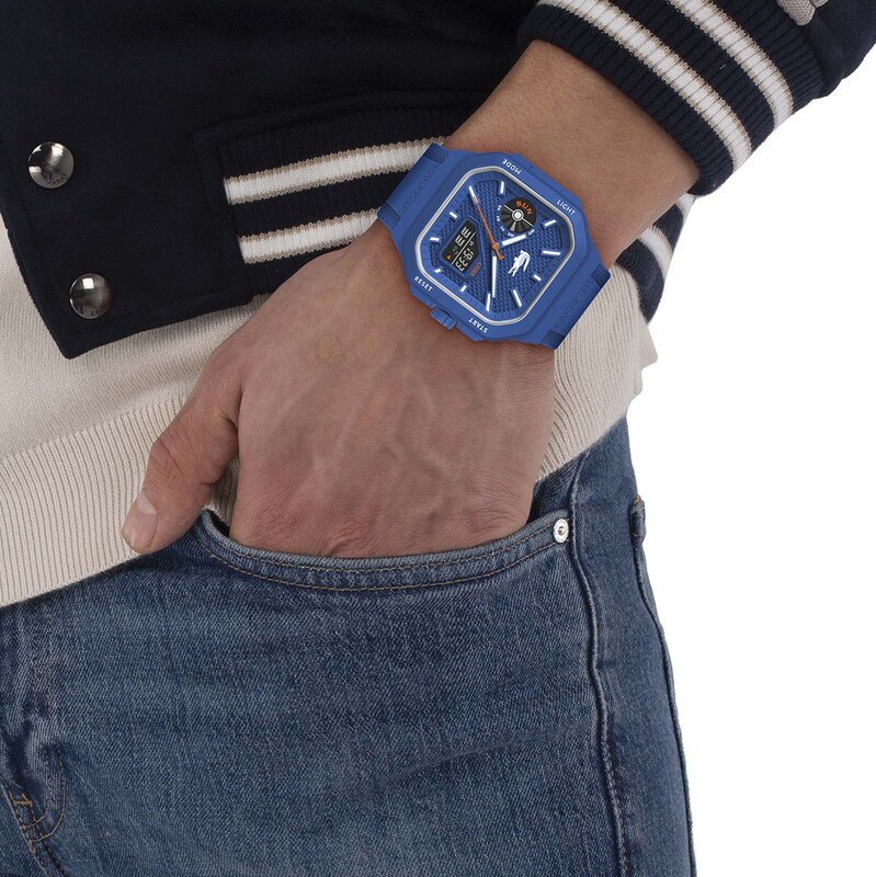 Main Image 4 of Lacoste Men's LC33 Blue Dial Blue Silicone Strap Watch