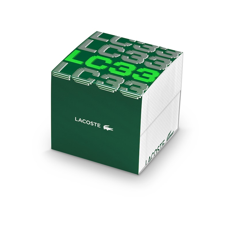 Main Image 4 of Lacoste LC33 Men's Green Octagonal Dial & Green Silicone Strap Watch