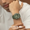 Thumbnail Image 5 of Lacoste LC33 Men's Green Octagonal Dial & Green Silicone Strap Watch
