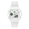 Thumbnail Image 1 of Lacoste LC33 Men's White Octagonal Dial & White Silicone Strap Watch