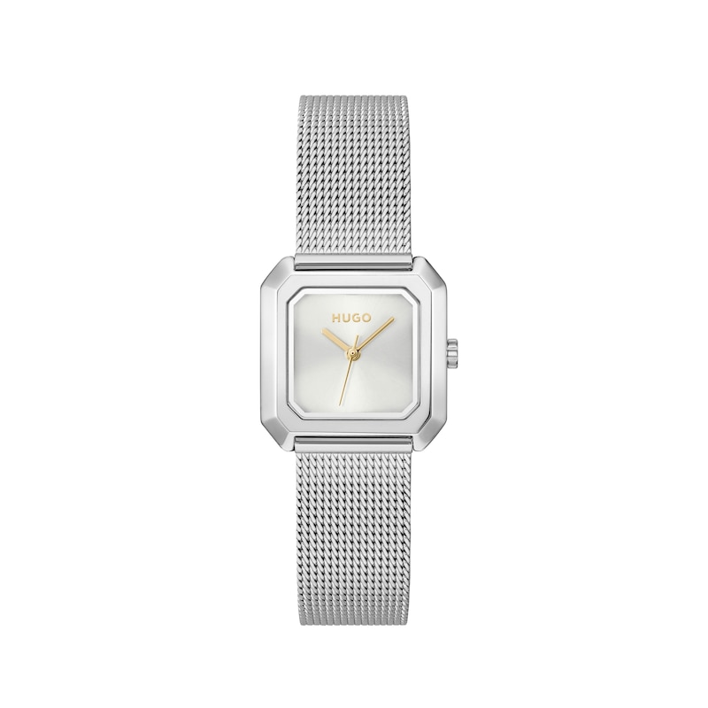 Main Image 1 of HUGO #HAZEL Women's Silver-Tone Dial & Stainless Steel Bracelet Watch
