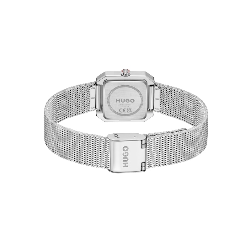 Main Image 2 of HUGO #HAZEL Women's Silver-Tone Dial & Stainless Steel Bracelet Watch