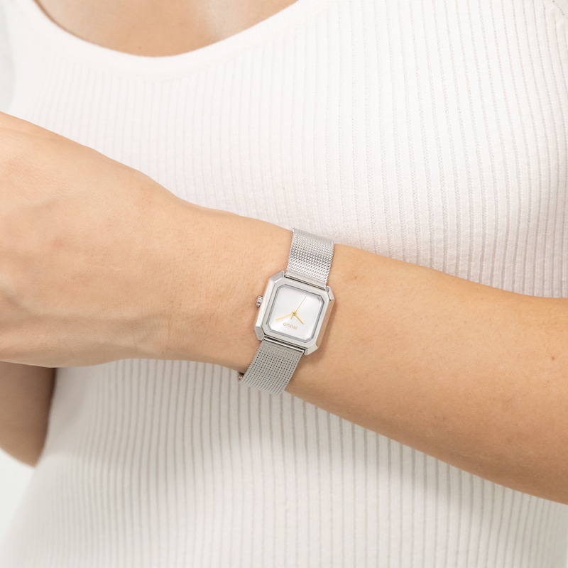 Main Image 4 of HUGO #HAZEL Women's Silver-Tone Dial & Stainless Steel Bracelet Watch