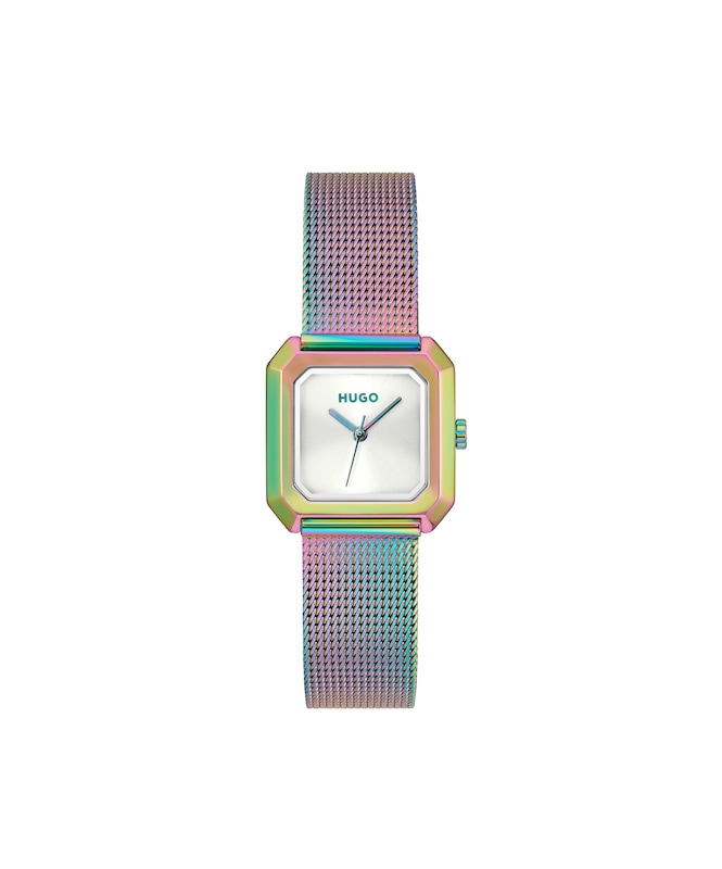 Main Image 1 of HUGO #HAZEL Women's White Dial & IP Stainless Steel Bracelet Watch