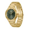 Thumbnail Image 3 of HUGO #LIT Men's Green Dial & Gold IP Stainless Steel Bracelet Watch