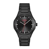 Thumbnail Image 1 of HUGO #LIT Men's Black Dial & Black IP Stainless Steel Bracelet Watch
