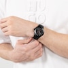 Thumbnail Image 5 of HUGO #LIT Men's Black Dial & Black IP Stainless Steel Bracelet Watch
