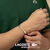 Thumbnail Image 4 of Lacoste Men's Metropole Edge Gold IP Stainless Steel Link Bracelet