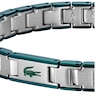Thumbnail Image 2 of Lacoste Metropole Green Enamel & Stainless Steel Link Bracelet