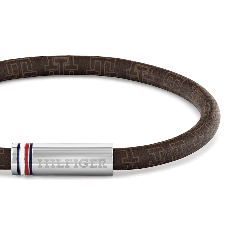 Main Image 2 of Tommy Hilfiger Men's Brown Leather Multi-Cord Bracelet
