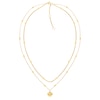 Thumbnail Image 1 of Tommy Hilfiger Gold-Plated Heart Charm Layered Necklace