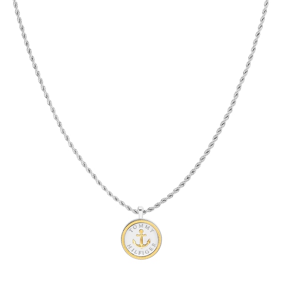 Tommy Hilfiger 2790690 Nautical Silver Rope Chain Pendant Jewellery - Image 5