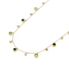 Thumbnail Image 4 of Olivia Burton Mini Droplet Women's Gold IP Necklace with Green Crystal