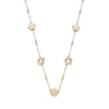 Thumbnail Image 1 of Olivia Burton Forget Me Not Gold Tone Stainless Steel Station Necklace