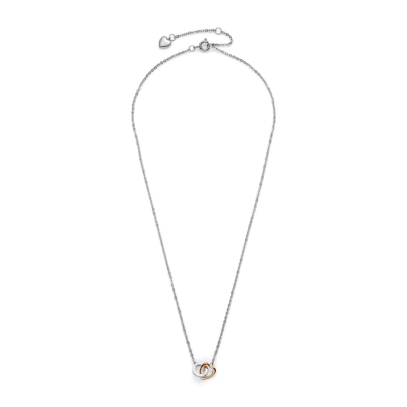 Main Image 2 of Olivia Burton Kindred Interlink Women's Stainless Steel & Rose Gold IP Necklace