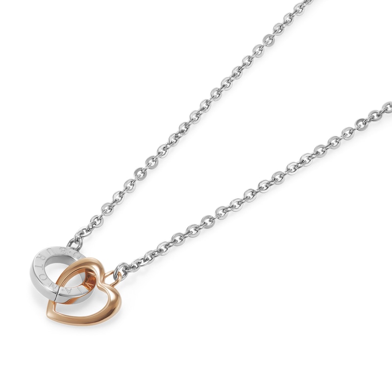 Main Image 4 of Olivia Burton Kindred Interlink Women's Stainless Steel & Rose Gold IP Necklace