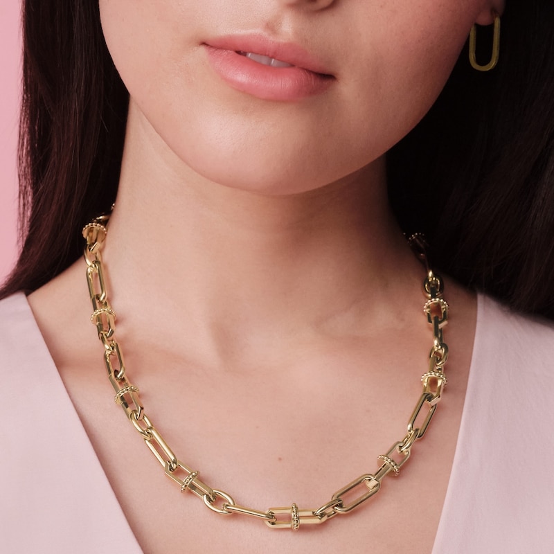 Main Image 3 of Olivia Burton Anchor Link Women's Gold IP Chain Necklace