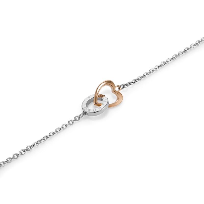 Main Image 4 of Olivia Burton Kindred Interlink Women's Stainless Steel & Rose Gold IP Bracelet