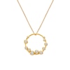 Thumbnail Image 1 of Hot Diamonds X Golden Edit Yellow Gold Plate Tender Wreath Pendant Necklace