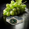 Thumbnail Image 5 of Lorus Women's Heritage Ladies' Oval Green Dial Two-Tone Stainless Steel Bracelet Watch