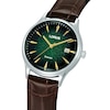 Thumbnail Image 2 of Lorus Men's Signature Green Dial Brown Leather Strap Watch