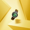 Thumbnail Image 4 of Lorus Men's Signature Green Dial Brown Leather Strap Watch