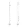 Thumbnail Image 1 of Sterling Silver Freshwater Pearl Cascading Chain Earrings