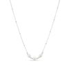 Thumbnail Image 1 of Sterling Silver Trio Freshwater Pearl Beaded Station Necklace