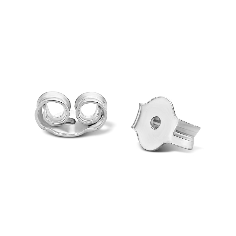 Main Image 3 of Sterling Silver Double Circle Link Stud Earrings