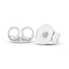 Thumbnail Image 2 of Sterling Silver Cubic Zirconia Bow Stud Earrings