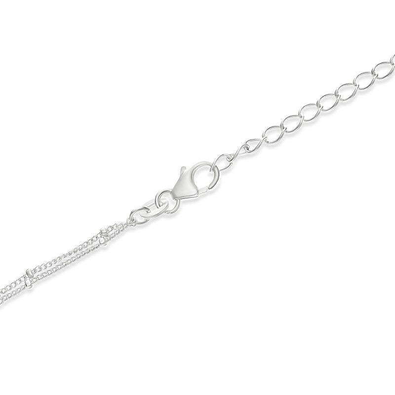 Main Image 3 of Sterling Silver & Yellow Gold Plated Linked Circle Beaded Chain Bracelet