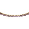 Thumbnail Image 2 of Fossil Women's Ellis Pavé Glitz Amethyst Color Gold Tone Brass Tennis Chain Bracelet