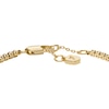 Thumbnail Image 3 of Fossil Women's Ellis Pavé Glitz Amethyst Color Gold Tone Brass Tennis Chain Bracelet