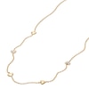 Thumbnail Image 3 of Fossil Women's Sutton Heartbeat Gold Tone Brass Station Necklace