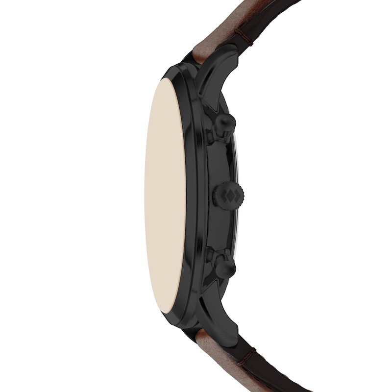 Main Image 3 of Fossil Men's Neutra Chronograph Black Dial Brown Leather Strap Watch