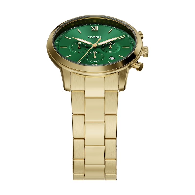 Main Image 2 of Fossil Men's Neutra Chronograph Green Dial Golden Stainless Steel Bracelet Watch