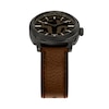 Thumbnail Image 2 of Fossil Men's Machine Big Tic Black Dial Brown Leather Strap Watch