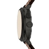 Thumbnail Image 4 of Fossil Men's Machine Big Tic Black Dial Brown Leather Strap Watch