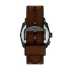 Thumbnail Image 5 of Fossil Men's Machine Big Tic Black Dial Brown Leather Strap Watch