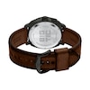 Thumbnail Image 6 of Fossil Men's Machine Big Tic Black Dial Brown Leather Strap Watch