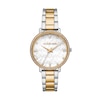 Thumbnail Image 1 of Michael Kors Pyper Three Hand White Dial Two Tone Stainless Steel Bracelet Watch