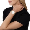 Thumbnail Image 4 of Michael Kors Pyper Three Hand White Dial Golden Stainless Steel Bracelet Watch