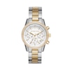 Thumbnail Image 1 of Michael Kors Bryant Chronograph White Dial Two Tone Stainless Steel Bracelet Watch
