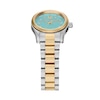Thumbnail Image 2 of Michael Kors Women's Lexington Three Hand Blue Dial Two Tone Stainless Steel Bracelet Watch
