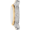 Thumbnail Image 4 of Michael Kors Women's Lexington Three Hand Blue Dial Two Tone Stainless Steel Bracelet Watch